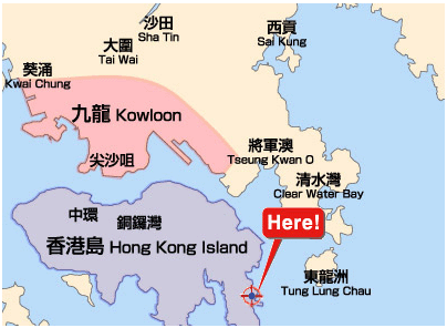 香港　石澳マップ