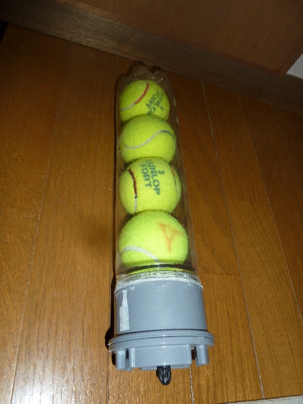 筒丸60 (テニスボール加圧器) - ボール