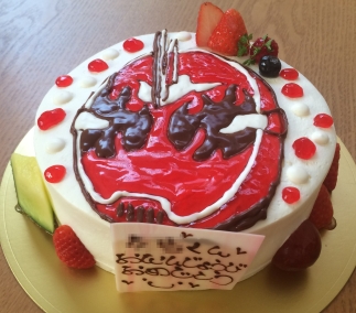 チビ助誕生日ケーキ2016