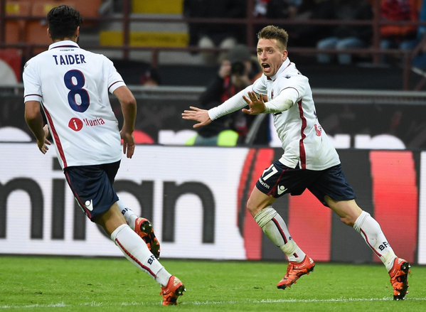 ACMilan lost against Bologna after remaining unbeaten for 11 league matches