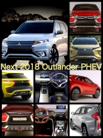 次期 2018 アウトランダーPHEV Mitsubishi Outlander phev next2018