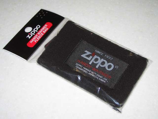Zippo ハンディウォーマー用 フリース袋 ZHF-BK 購入