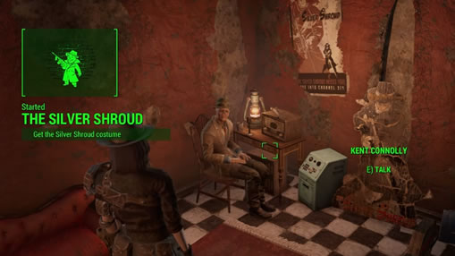 The Silver Shroud サイドクエスト 派閥無関係 Fallout 4 フォールアウト4 攻略情報 ファンサイト