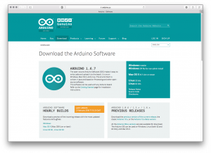 「Arduino Software (IDE)」 のダウンロードページ