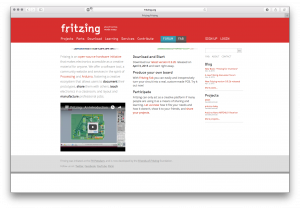 FritzingのWebページ